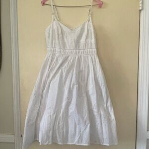 Anthropologie White Summer Dress